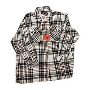 HFX, women's shirt jacket  relaxed fit drop shoulder pockets, M